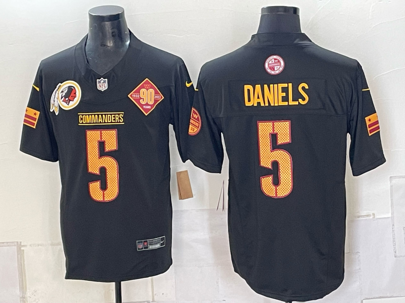 Men Washington Redskins #5 Daniels black Nike Limited NFL Jersey 092405->women nfl jersey->Women Jersey